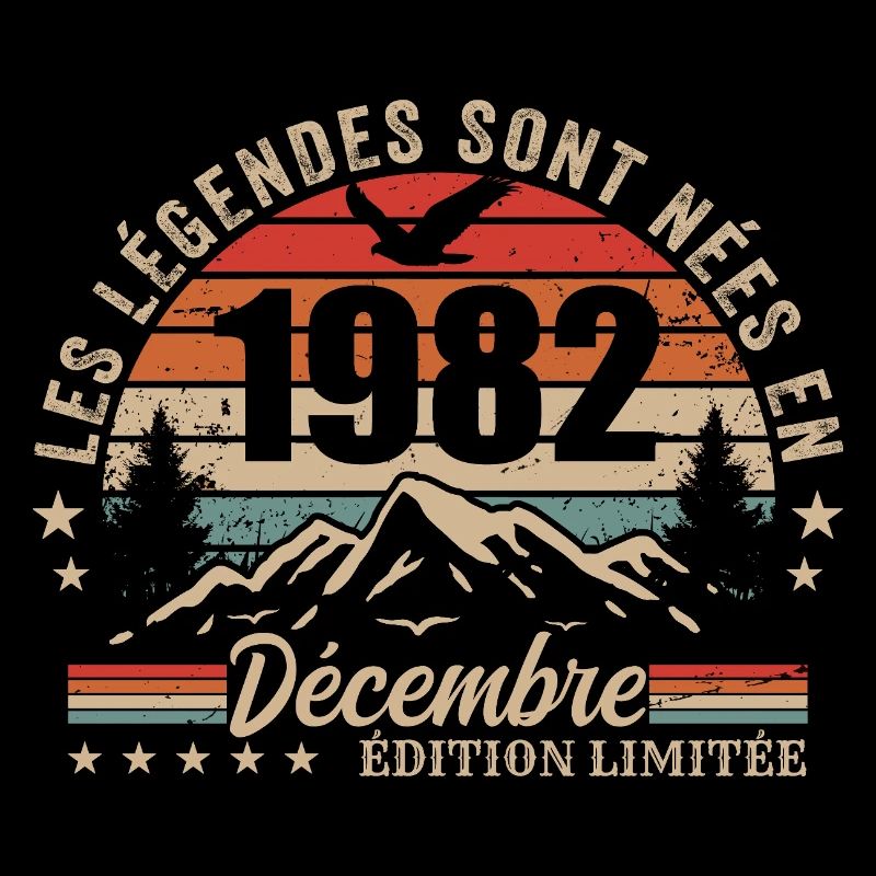 Rétro Décembre 1982 - Cadeau 43 Ans