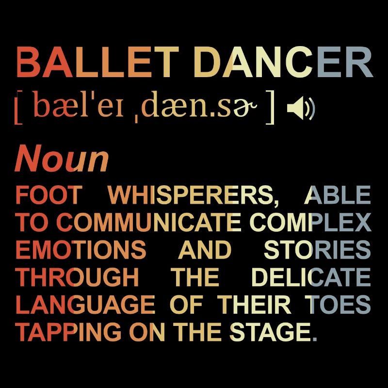 Danseuse de ballet Explication des termes