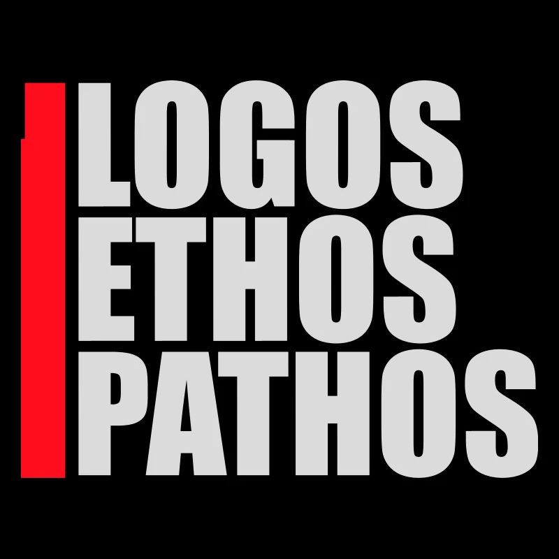 Logos Ethos Pathos Rhetorik Philosophie Student