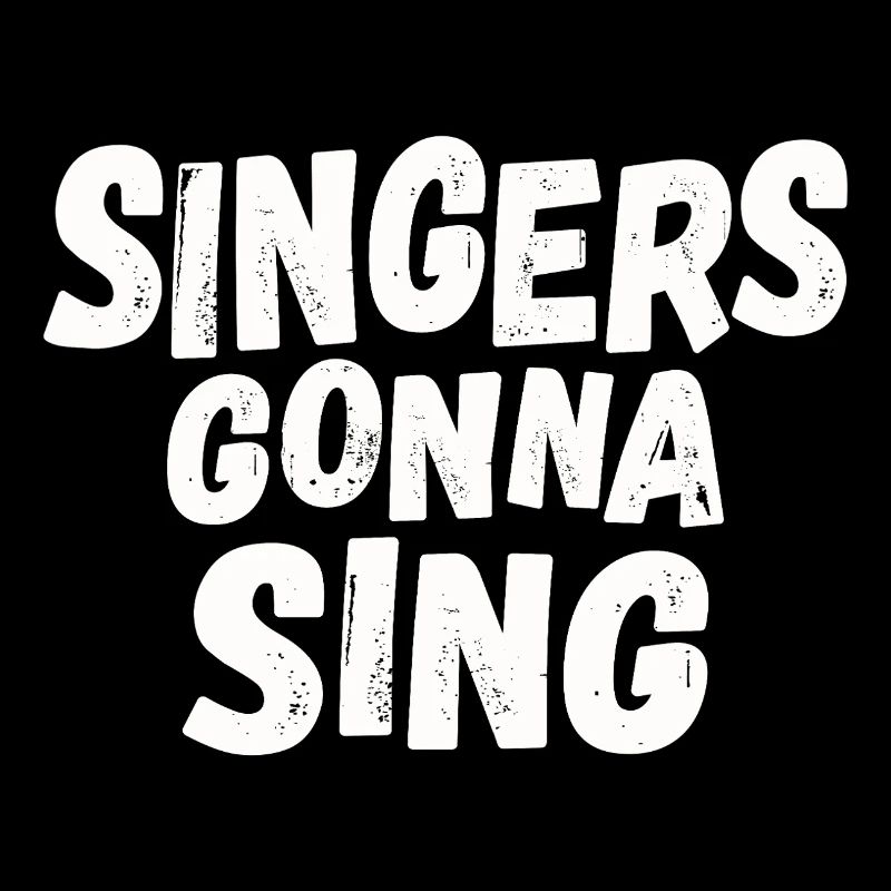 Les chanteurs vont chanter