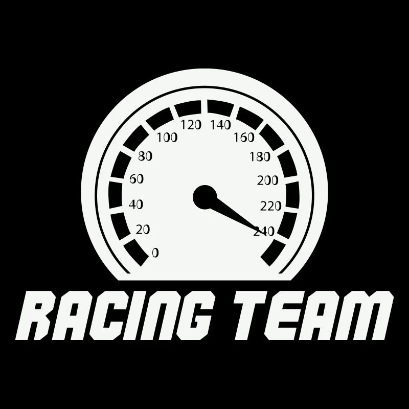 Emblème du compteur de vitesse de l’équipe de course