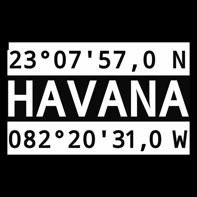 Coordonnées de La Havane