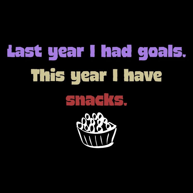 Lustiger Neujahrsspruch - Snack
