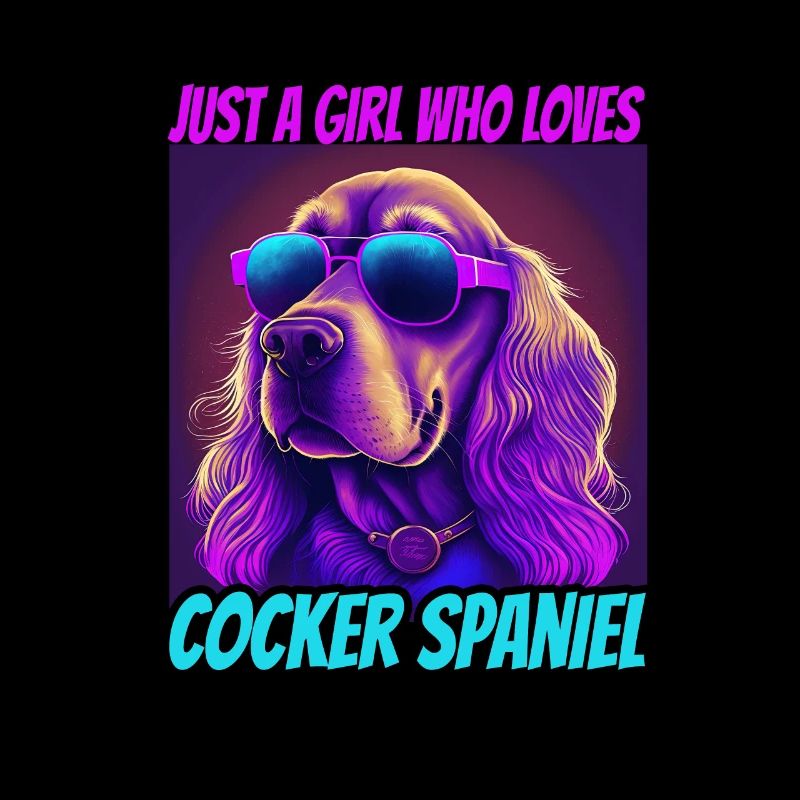 Dog saying Cocker Spaniel for dog lovers
