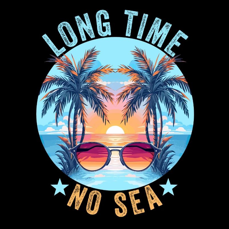 Vacances d’été à la mer Longtemps pas de mer