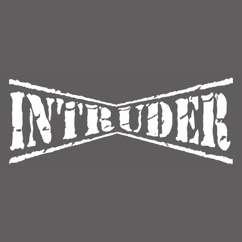 intruder hacker eindringling clan sticker computer