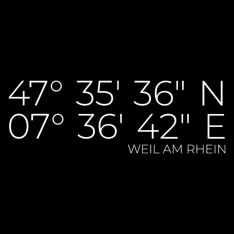 coordinates Weil am Rhein