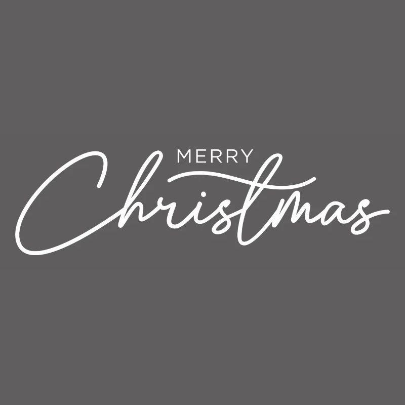 Elegant White Christmas Script
