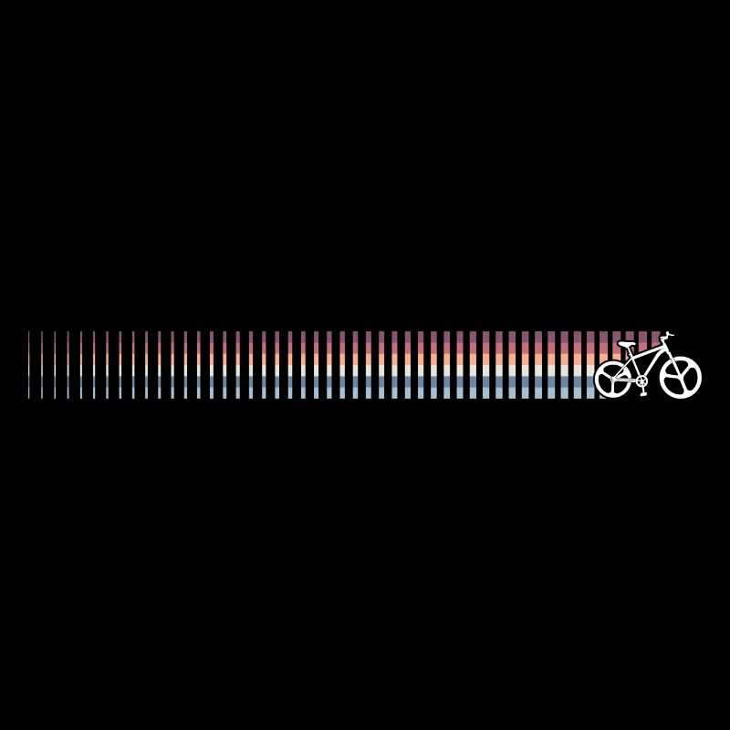 Dégradé code-barres Sunset
