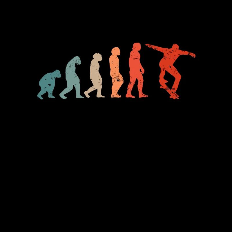 Skater Skateboard Retro Freestyler Evolution