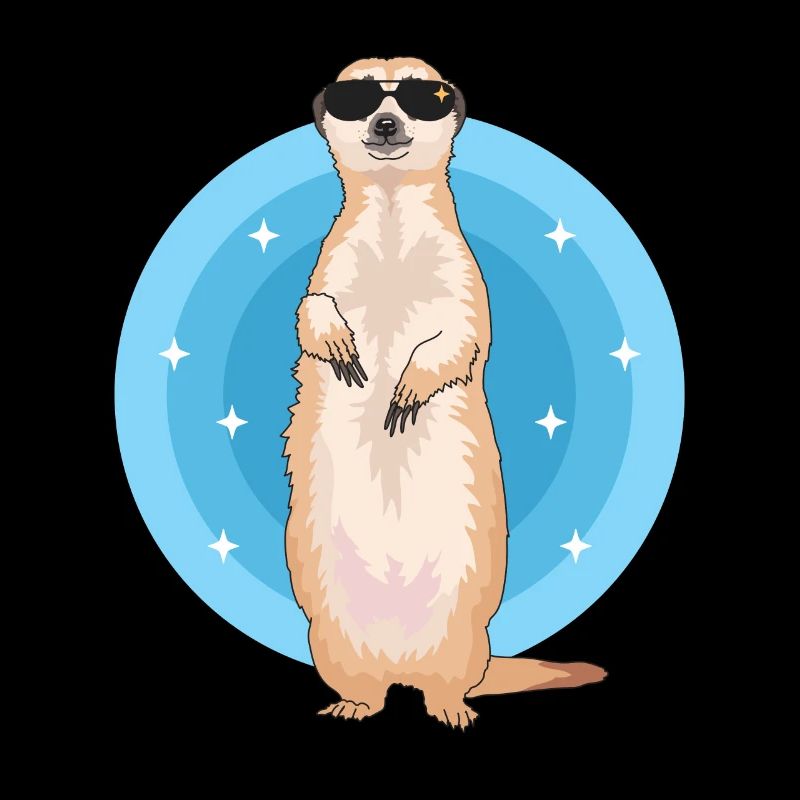 Suricate cool | Drôle de cadeau suricate