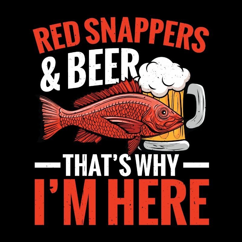 When fishing, I catch red snapper, so bend them