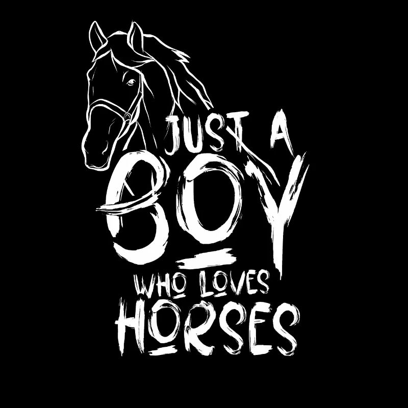 Seulement Un Garçon Le Cheval Aime La Cavalière