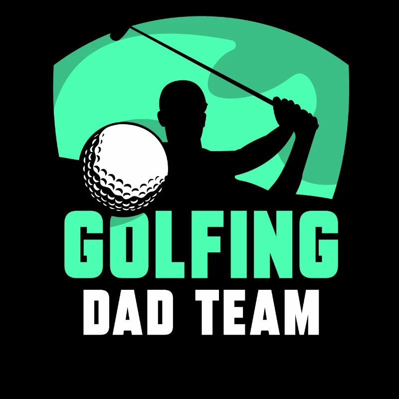 Golfen Papa Team Golf Golfer Vater Vater Tag Papi
