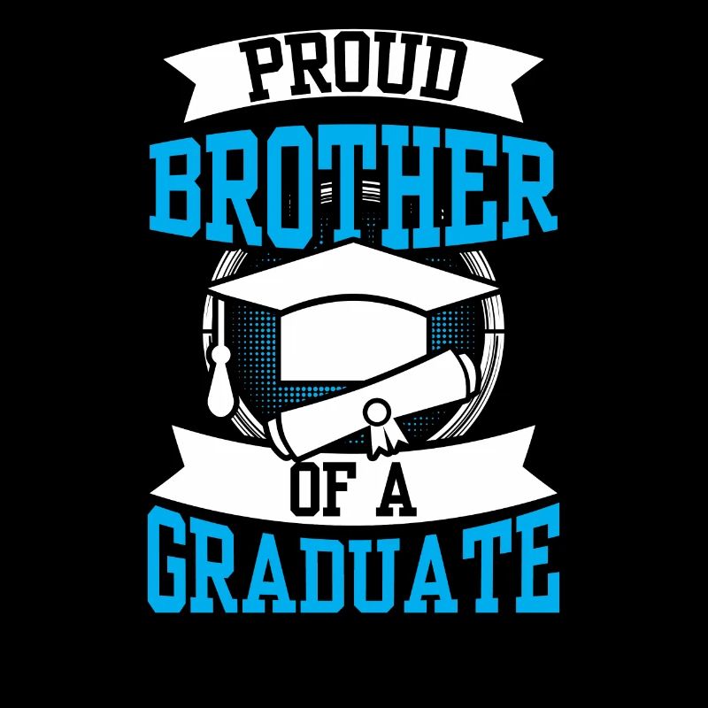 Fier frère d’un diplômé diplômé