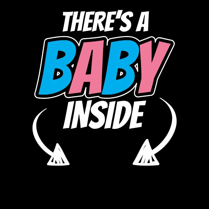 Il y a un bébé dedans enceinte Bébé à l’intérieur mignon