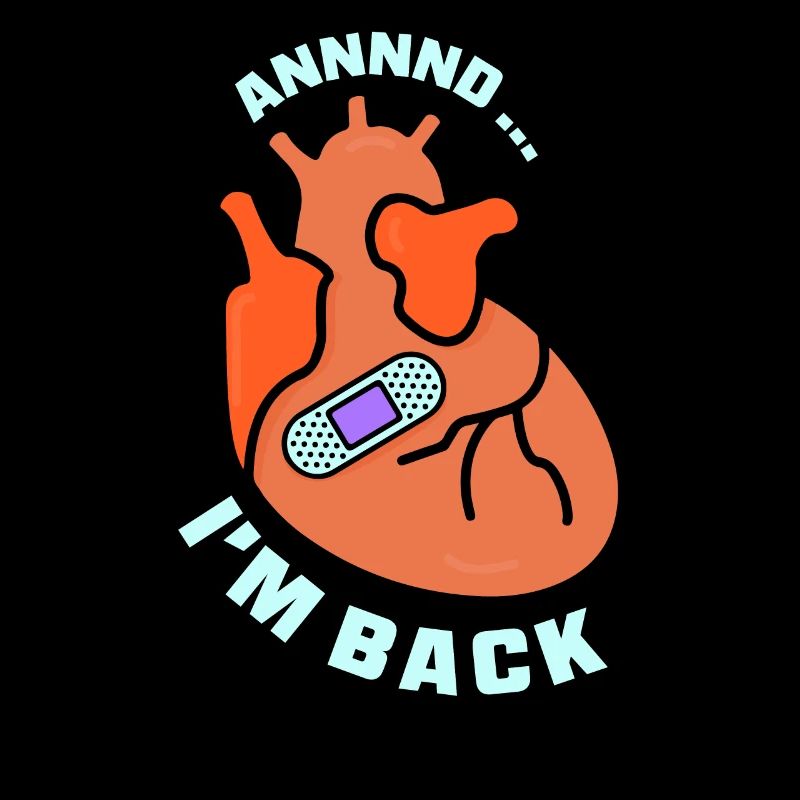And I'm back there heart attack heart attack