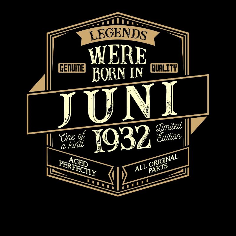 Juni 1932 Geburtstag Mann