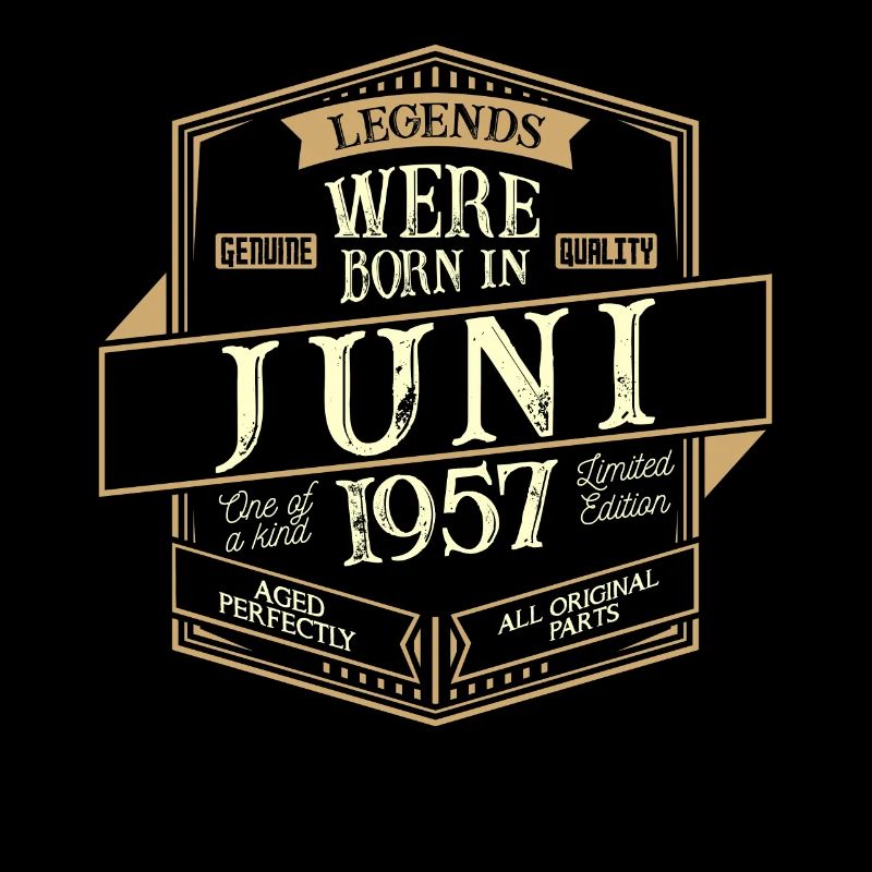 Juni 1957 Geburtstag Mann