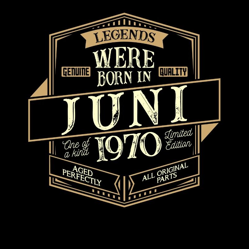 Juni 1970 Geburtstag Mann