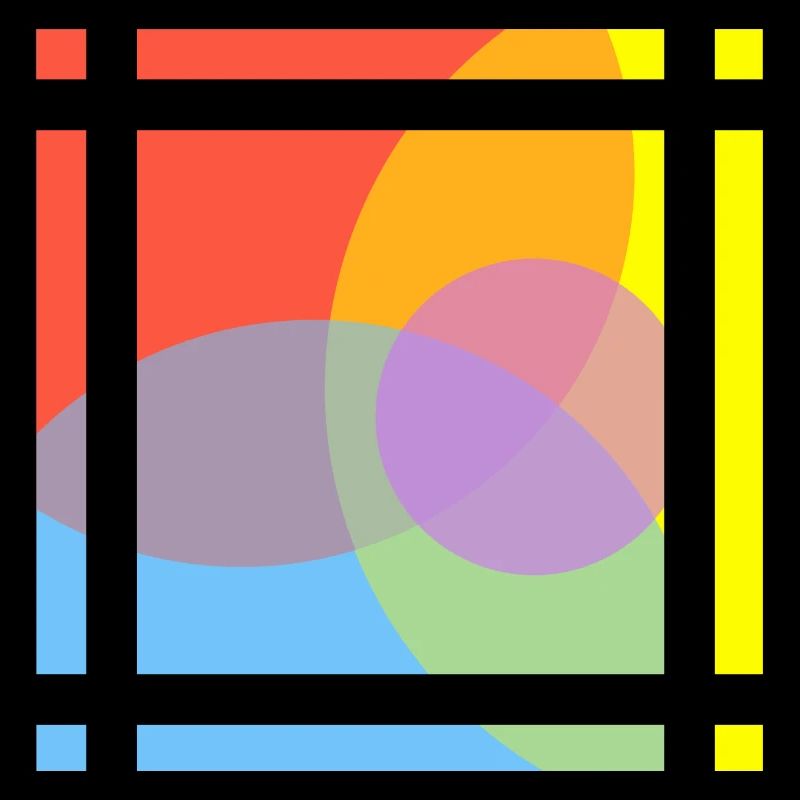 Jeu géométrique de couleurs