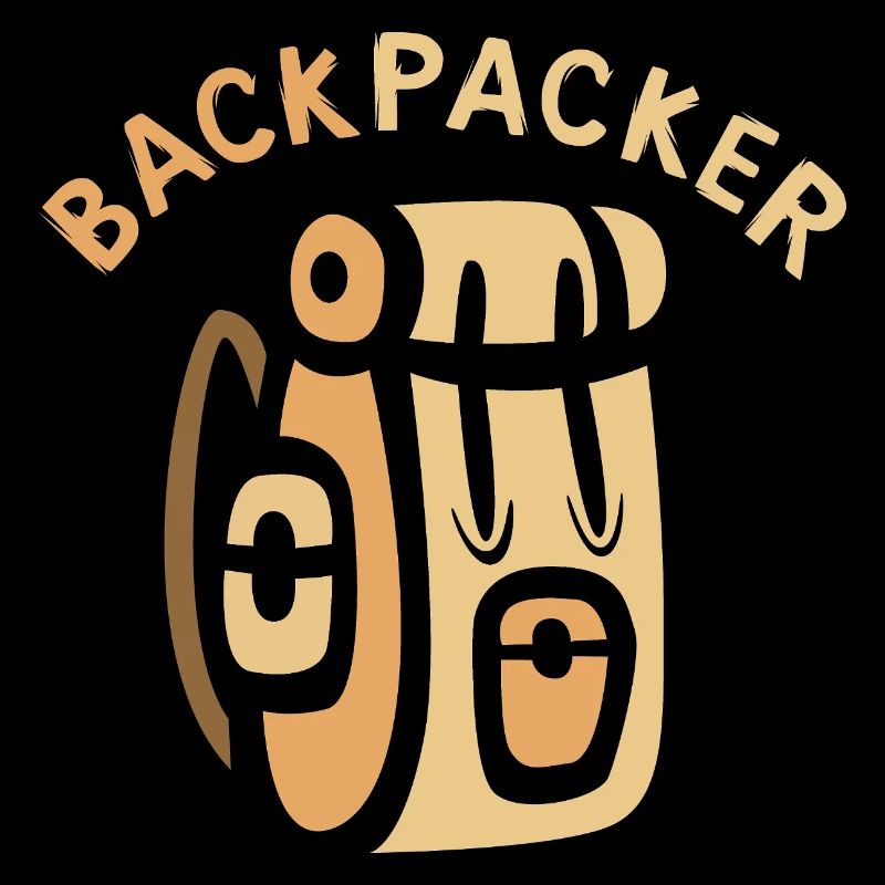 Backpacker Comic Rucksack Design