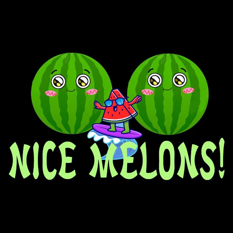 De beaux melons! Watermelon Puns Petit déjeuner d’été