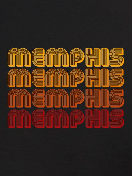 Memphis Gradient Block Pattern