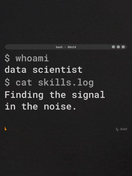Data Scientist - Terminal Design Shirt