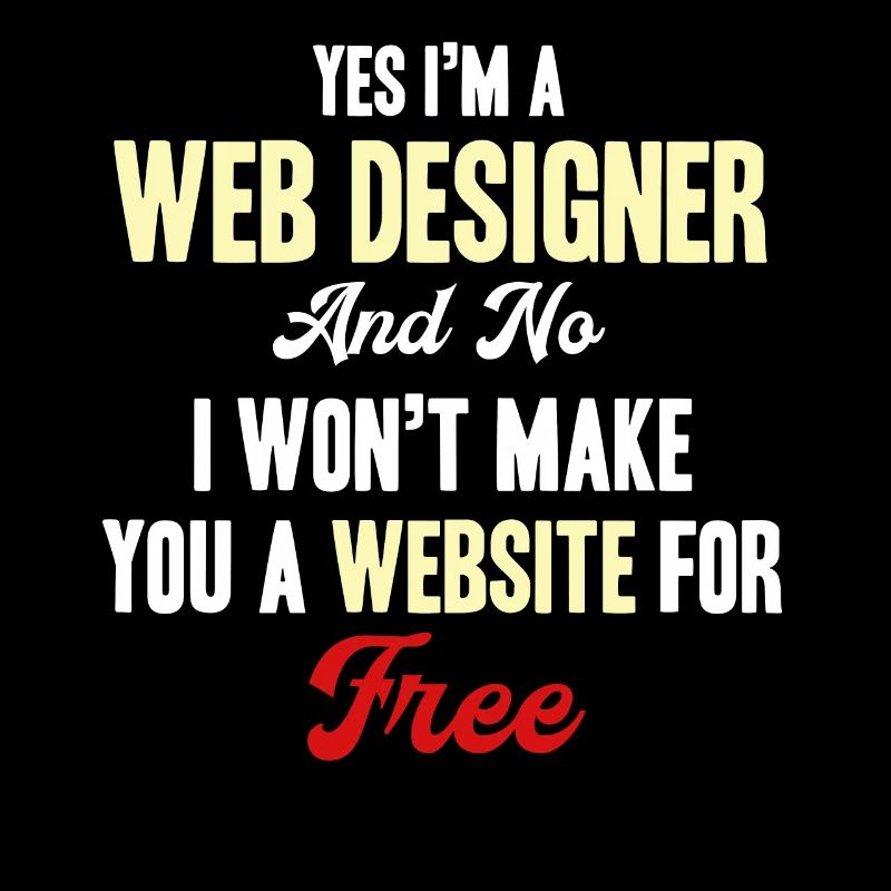 Oui, je suis webdesigner, non, je vais