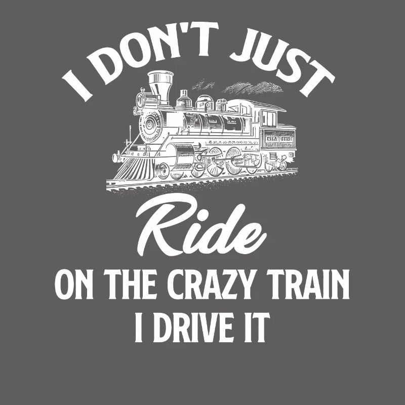 Je ne me contente pas de prendre le train, je le conduis