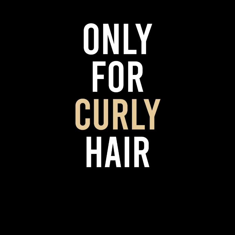 Juste pour les cheveux bouclés Afro ondulé drôle