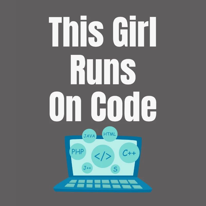 Dieses Mädchen Läuft Auf Codes Programmierer