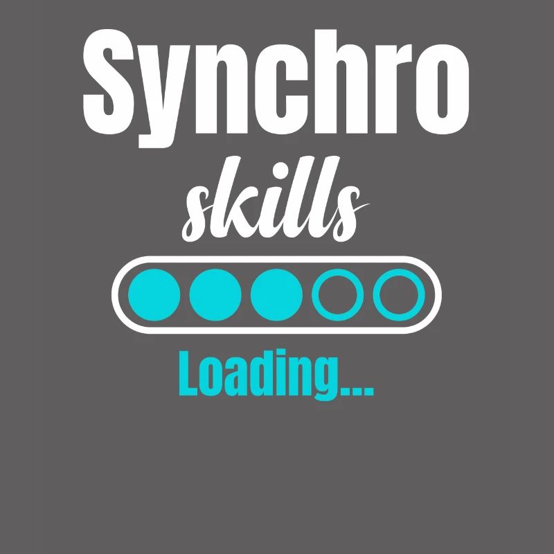 Loading synchro skills. Synchronized swimming