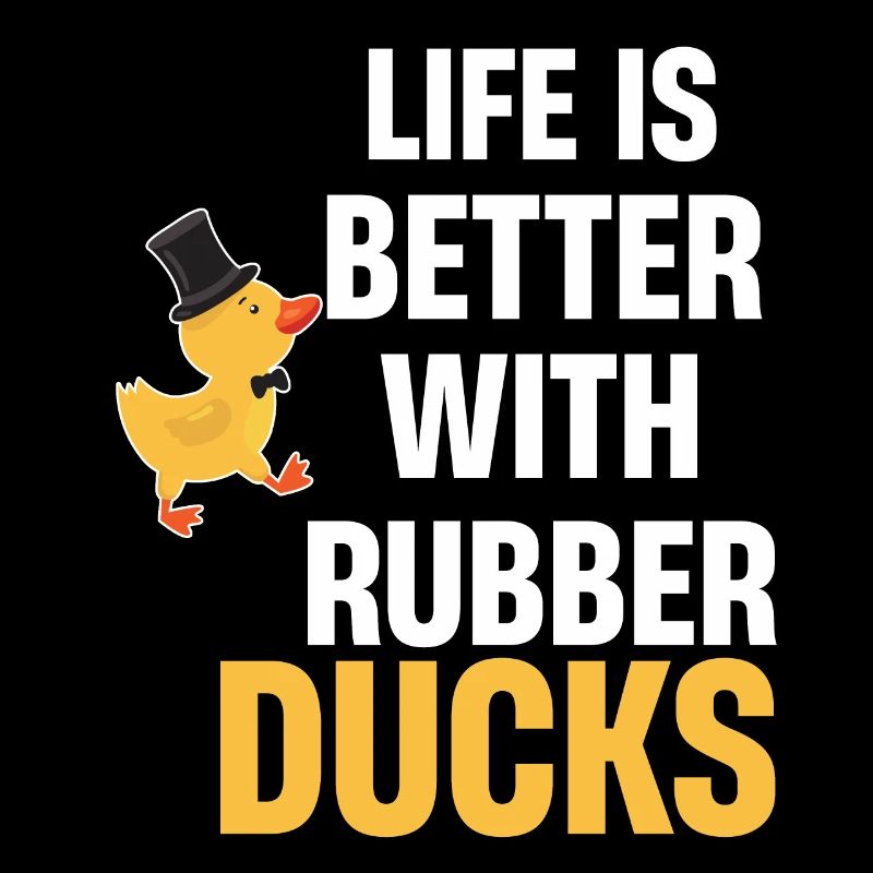 Life is better with rubber ducks. Squeezy