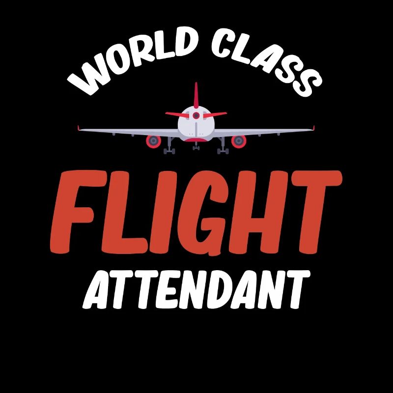 World-class flight attendant, flight attendant for