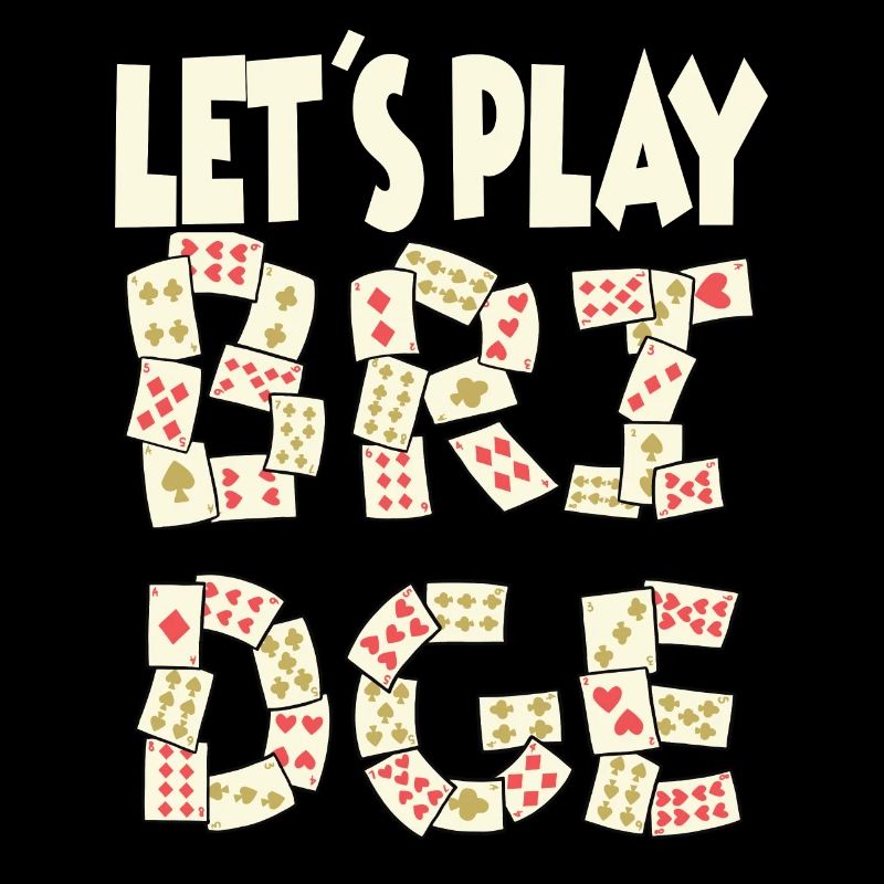 Funny bridge player card game