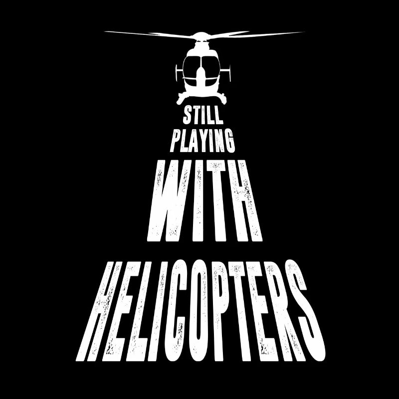 Hubschrauber Pilot Helicopter Geschenk Modellbau