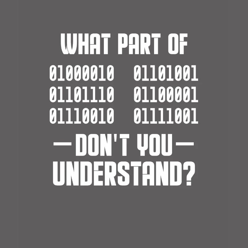 Binär Code Programmierer Coder Geschenk