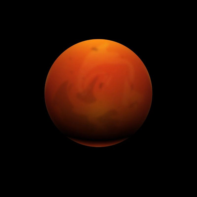Mars Red Planet Space Astronaut Gift