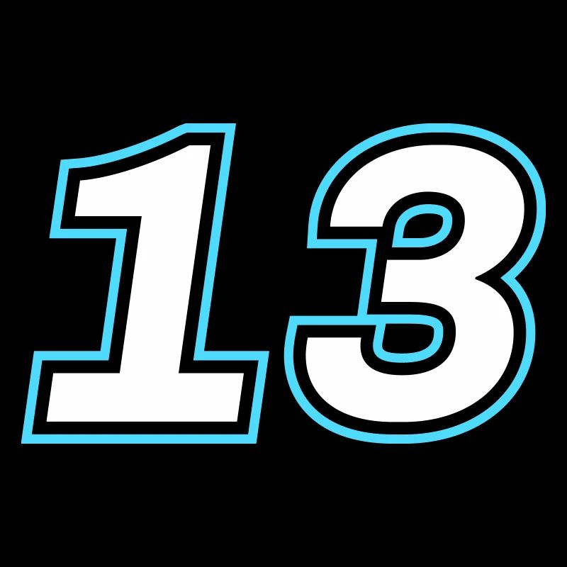13 symbole de nombre