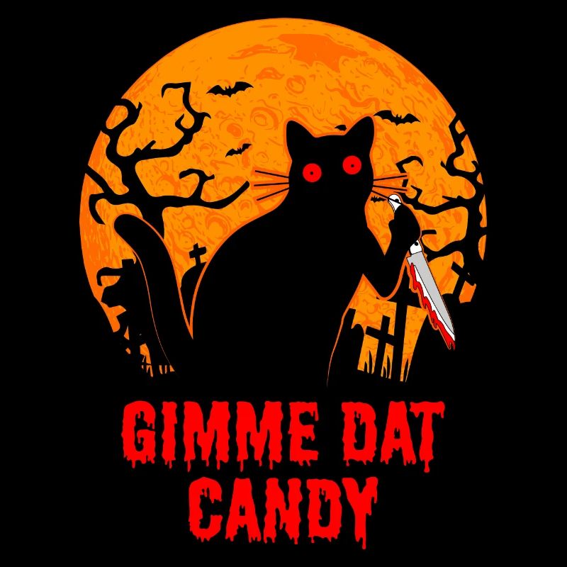 Gimme Dat Candy Chat Effrayant Halloween