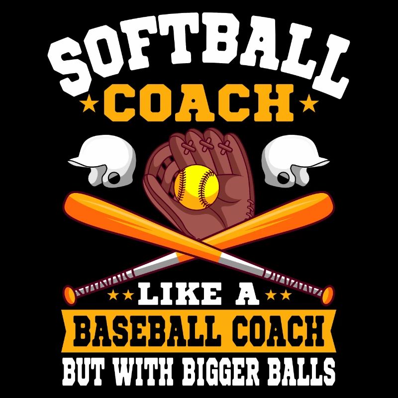 Softball coach like a baseball coach
