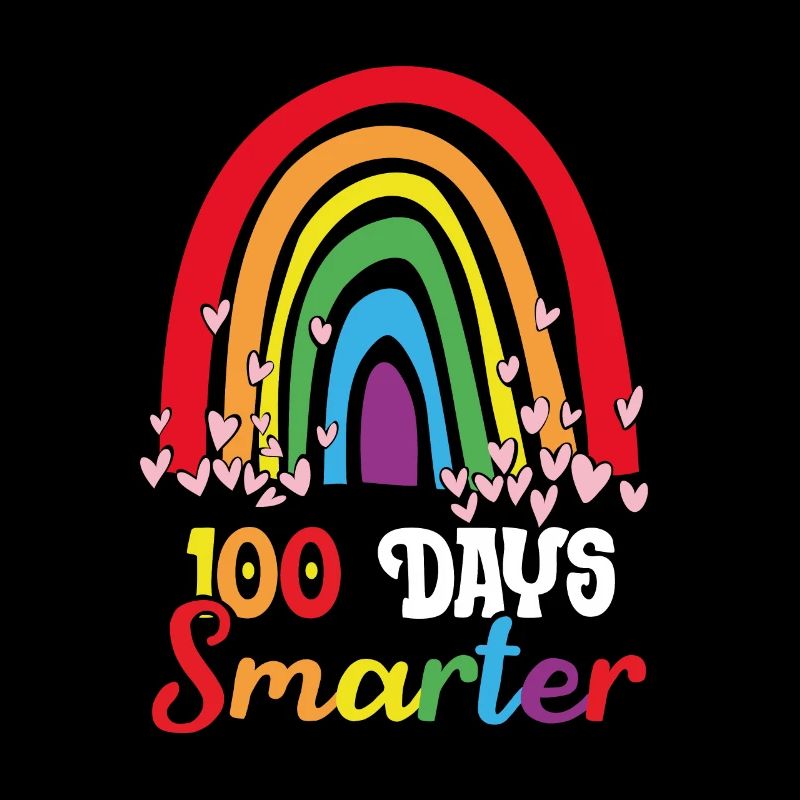 Rainbow 100 Days Smarter 100th Day Back To School