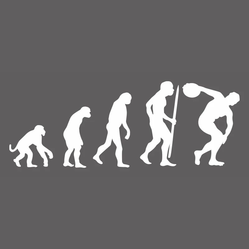 Evolution Diskuswurf Athlet Diskuswerfer