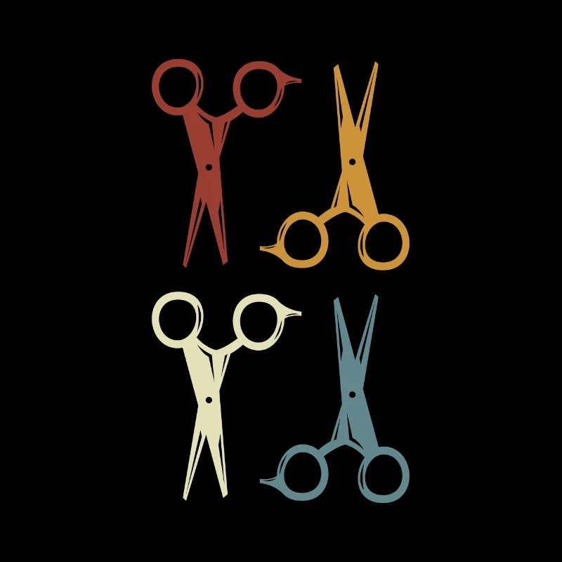 Coiffeur & coiffeuse, crésons de ciseaux