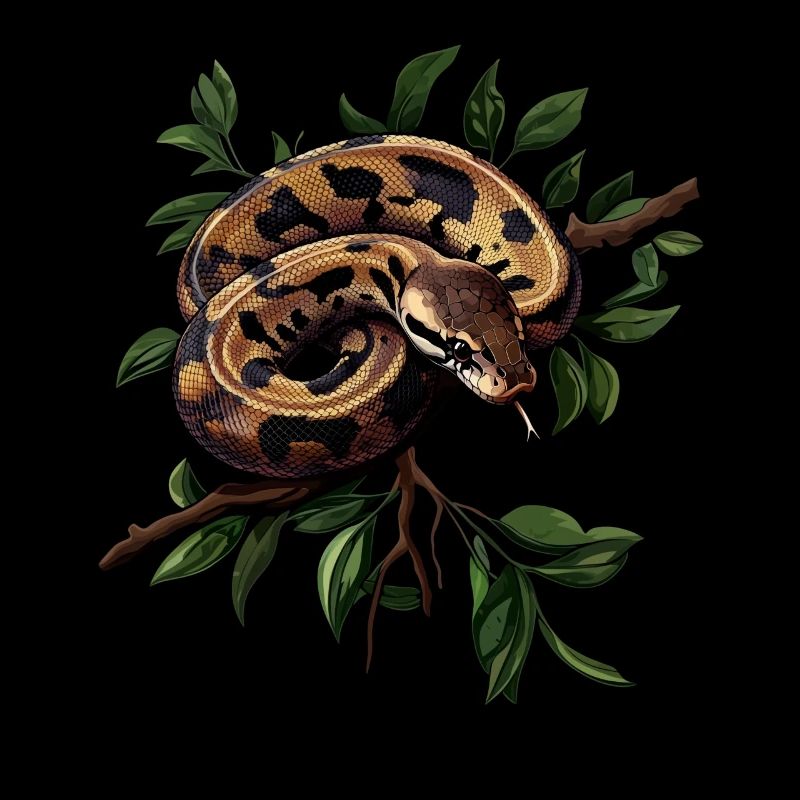 Roi Python Serpents Amoureux Terrarium Python