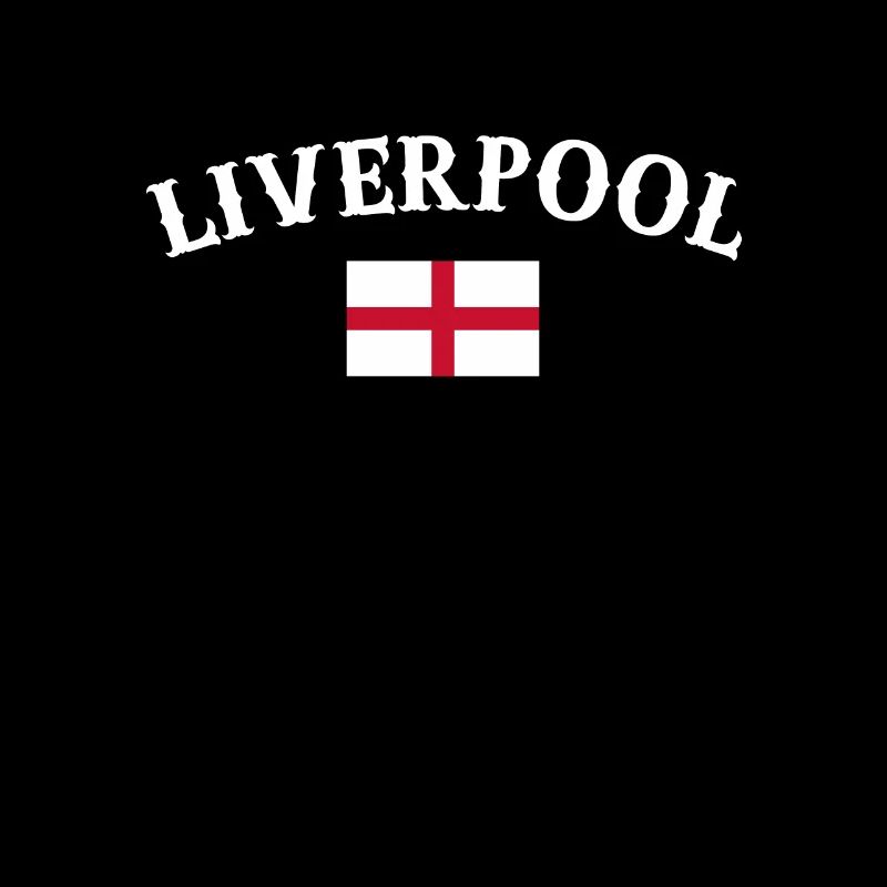 Liverpool Angleterre Anglais Drapeau Anglais