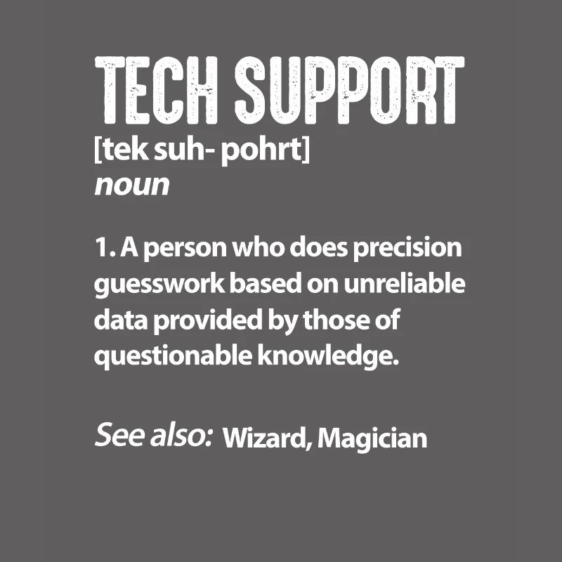 Technischer Support Computer IT Programmierer