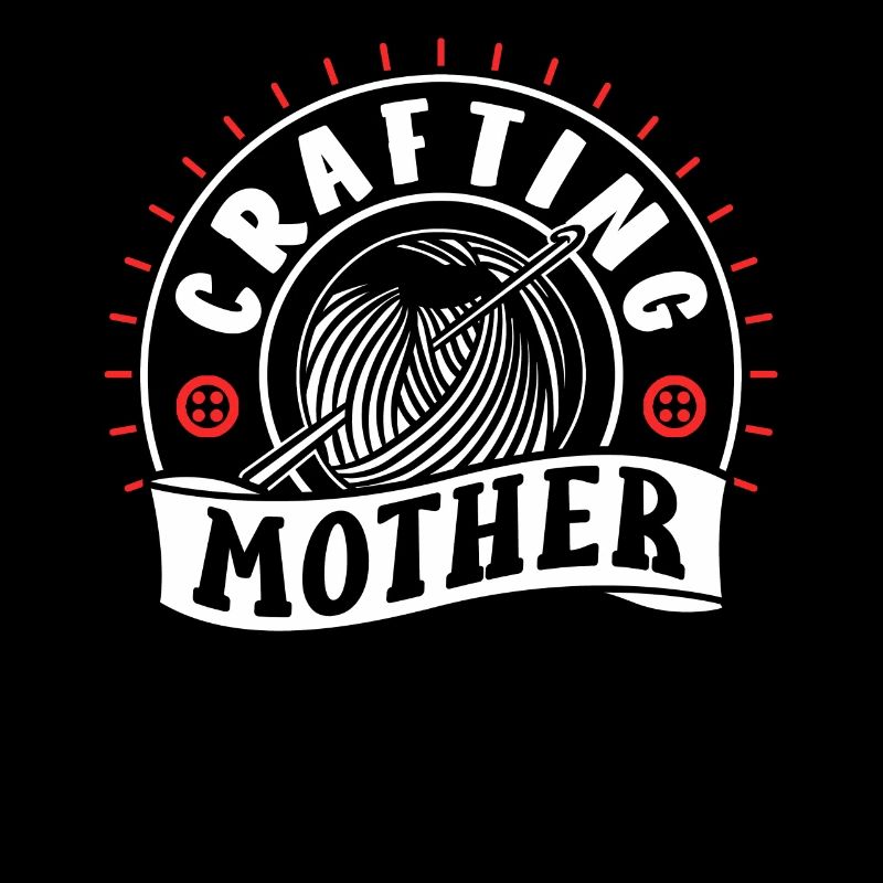 Bastelnde Mutter Basteln Mama Bastel Bastler